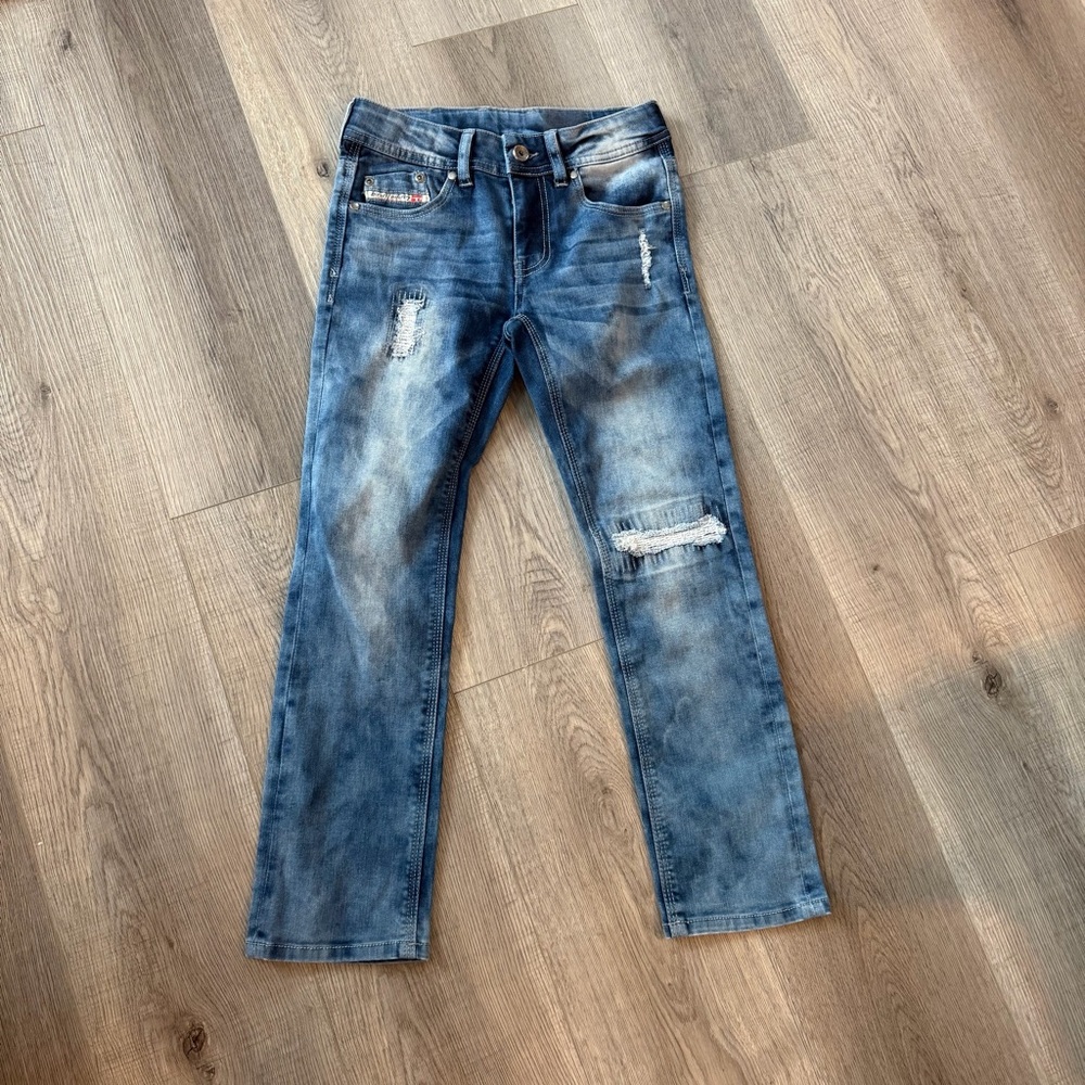 Diesel Kids Distressed Faded Jeans size 8